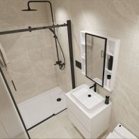 Prefabricated bathroom internal